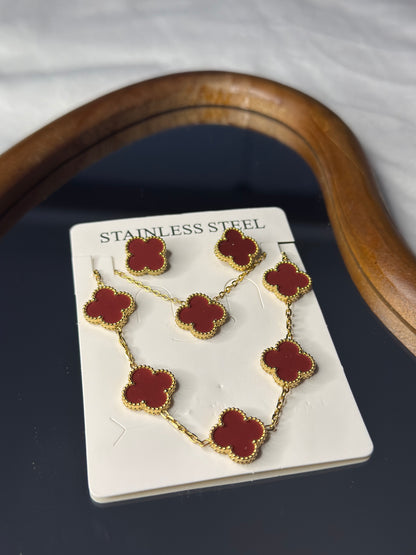 Luxe Rode Klaver Set